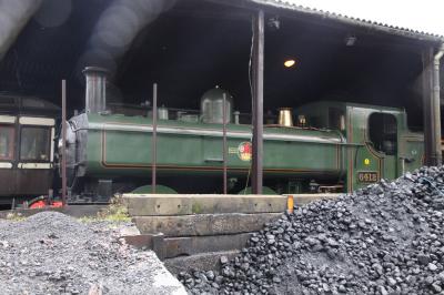 6412 steam at South Devon Railway - Buckfastleigh. &copy; trainlogger