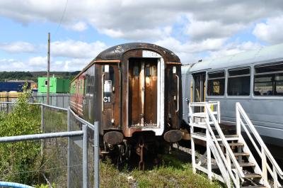 9538 coach at Weardale Railway - Wolsingham. &copy; MJM