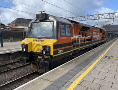 70020 at Stafford. &copy; BigKev