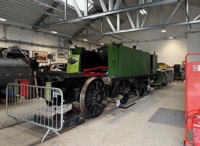 69023 steam at Darlington 1861 Shed. &copy; AJax