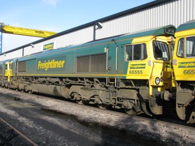 66555 at Leeds Vehicle Maintenance Facility (Leeds Midland Road). &copy; Byron5574