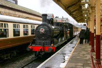 52322 steam at East Lancashire Railway - Bury Bolton Street. &copy; stevexos