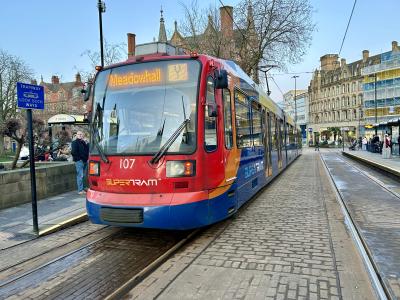 photo of SYS 107 at Cathedral (Supertram)