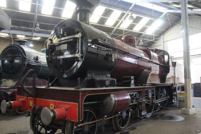 1000 steam at Barrow Hill Roundhouse. &copy; ConnorsRailPhotography