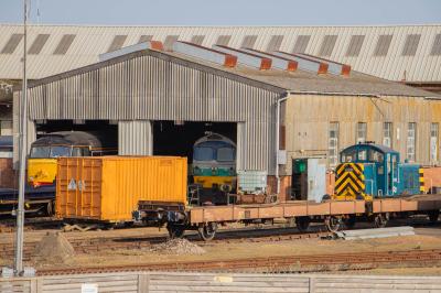 59001,57302,2991 at Eastleigh Works. &copy; Zain
