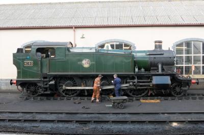 4160 steam at West Somerset Railway - Minehead. &copy; trainlogger