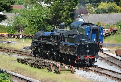 75014 steam at Dartmouth Steam Railway - Churston. &copy; AJax
