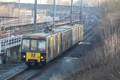 TW 4027 at Pelaw (Tyne & Wear Metro). &copy; ConnorsRailPhotography