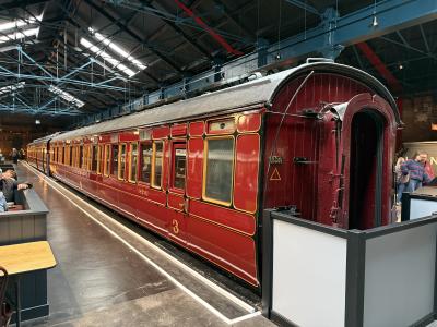 LMS14241 coach at York National Railway Museum. &copy; AJax