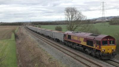66162 at Berkley near Frome. &copy; JM-Freightliner