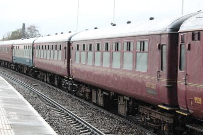 5487 coach at Church Fenton. &copy; ConnorsRailPhotography