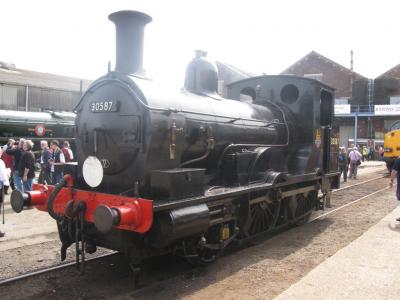 30587 STEAM at Eastleigh Works. &copy; Byron5574