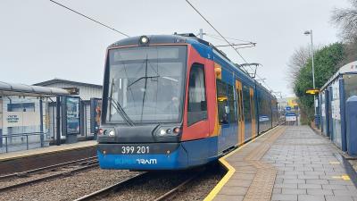 399201 at Nunnery Square (Supertram). &copy; MemberOfThePublic