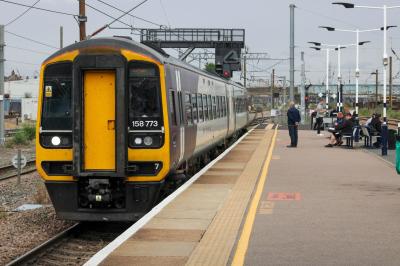 158773 at Peterborough. &copy; South Coast Trainspotter