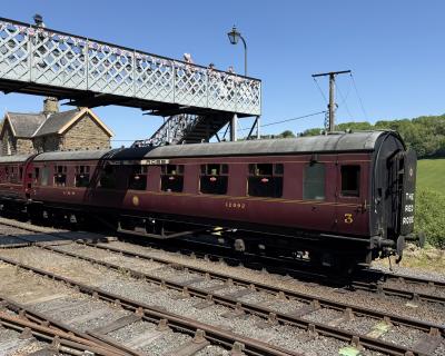 LMS12992 coach at Severn Valley Railway - Highley. &copy; AJax