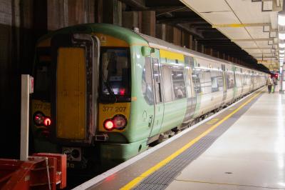 377207 at London Victoria. &copy; Zain