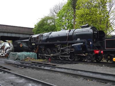 92214 steam at Great Central Railway - Loughborough. &copy; DEMU1013