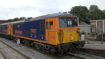 73107 at Westbury. &copy; JM-Freightliner