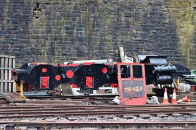 46428 Steam at Bury Bolton Street - East Lancashire Railway. &copy; stevexos