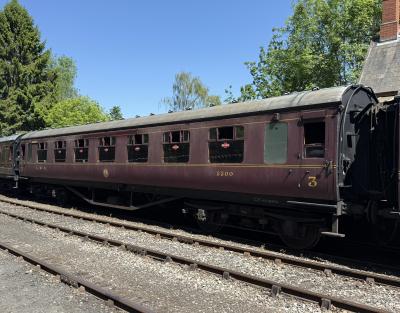 LMS2300 coach at Severn Valley Railway - Highley. &copy; AJax