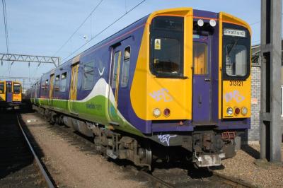 313121 at Willesden TMD. &copy; Byron5574