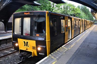 TW4008 at South Gosforth (Tyne & Wear Metro). &copy; MJM