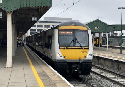 170201 at Cardiff Central. &copy; Steve