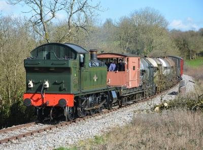 4555 steam at East Somerset Railway - Mendip Vale. &copy; AJax