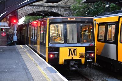 TW4049 at South Gosforth (Tyne & Wear Metro). &copy; MJM