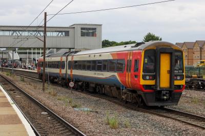 158777 at Peterborough. &copy; South Coast Trainspotter