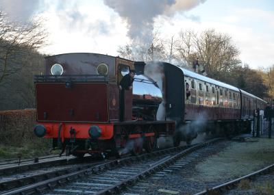 HE1589 steam at South Devon Railway - Staverton. &copy; AJax