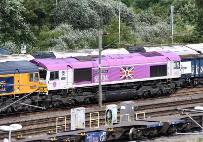 66734 at Doncaster Decoy Yard. &copy; MJM