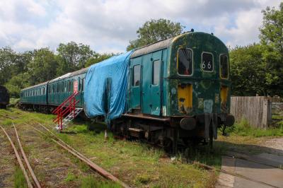 DEMU 1305 at Bluebell Railway. &copy; South Coast Trainspotter