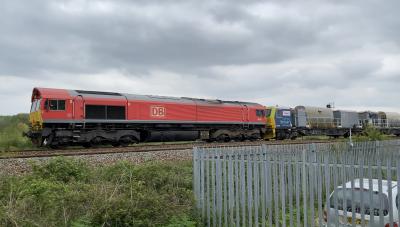 66017 at Clapperbrook Lane - Exeter. &copy; Harry Bennellick