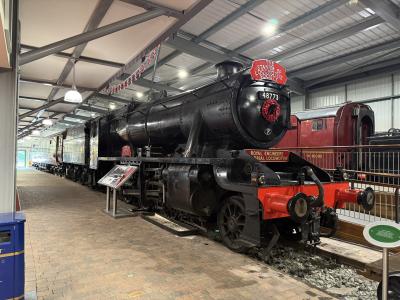 48773 steam at Severn Valley Railway - Highley Engine House. &copy; AJax