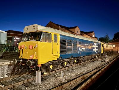 50033 at Severn Valley Railway - Kidderminster. &copy; AJax