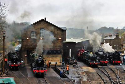 Keighley & Worth Valley Railway - Haworth depot photo