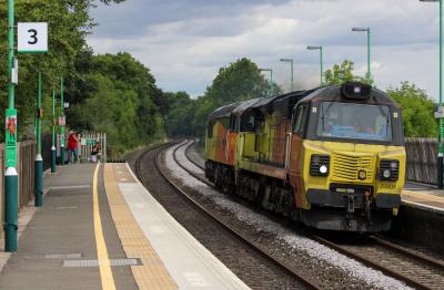 70805 at Tamworth. &copy; South Coast Trainspotter