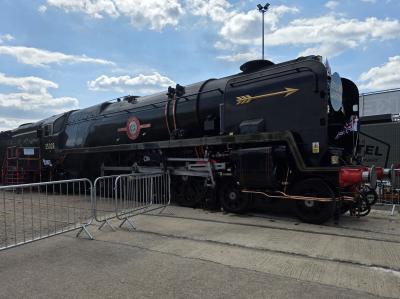 35028 steam at Derby - The Greatest Gathering 2025. &copy; MikeMOL