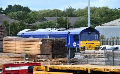 66051 at Doncaster Wood Yard. &copy; MJM