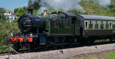 5239 steam at Dartmouth Steam Railway - Waterside. &copy; Harry Bennellick