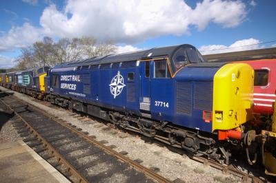 37714 at Barrow Hill. &copy; trainlogger
