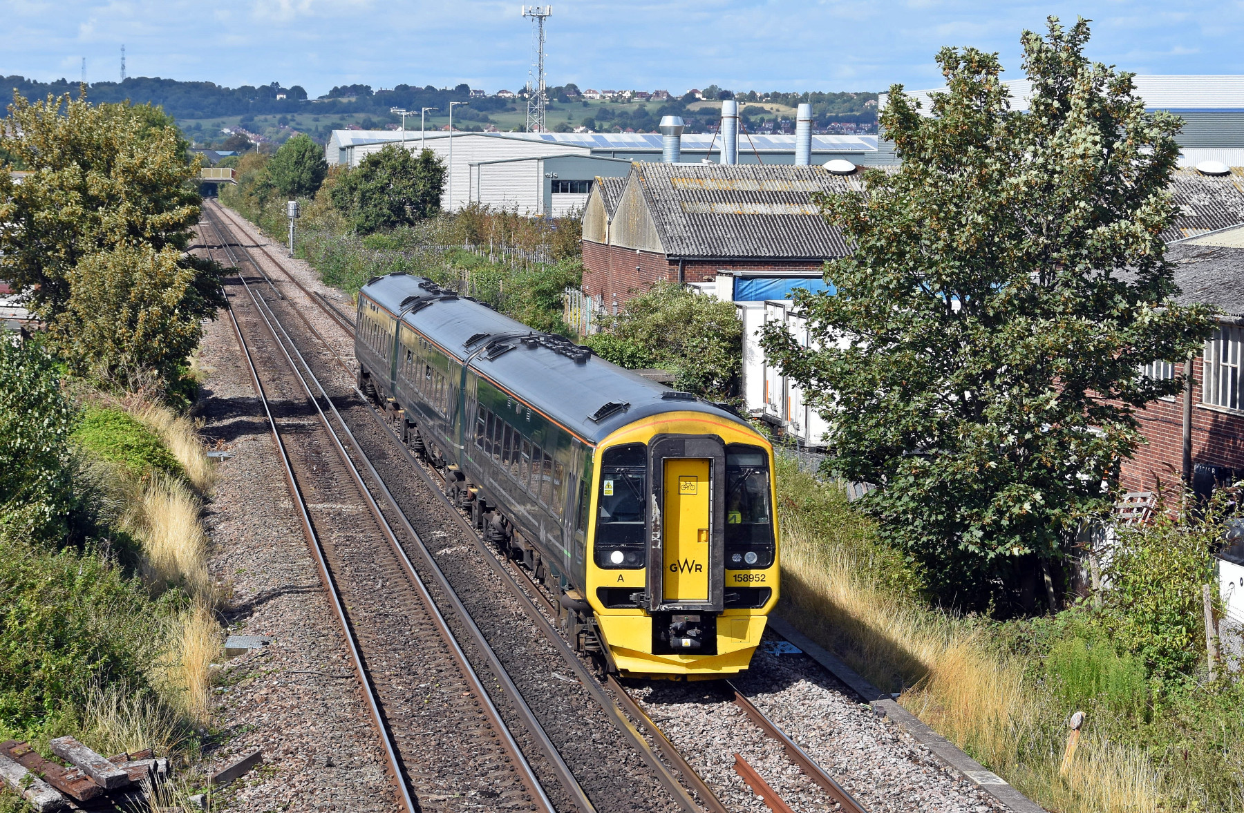 Photo of 158952 at Burrfields Bridge — trainlogger