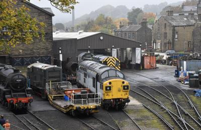 37075 at Keighley & Worth Valley Railway - Haworth depot. &copy; Brodie