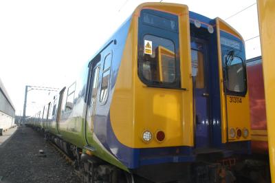 313114 at Willesden TMD. &copy; Byron5574