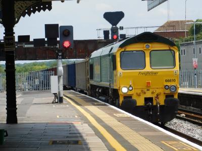 66610 at Westbury. &copy; Trainman5862
