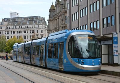 MM 51 at Town Hall (West Midlands Metro). &copy; AJax