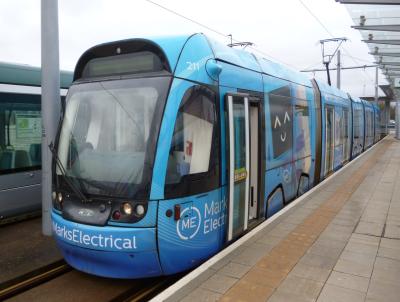 NET 211 at Toton Lane (Nottingham Express Transit). &copy; BigKev