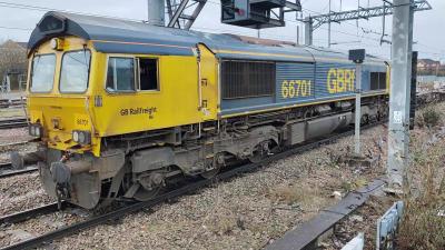 66701 at Peterborough. &copy; Geoff