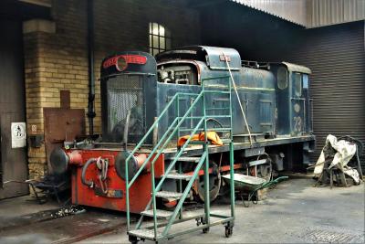 HC D761 at Keighley & Worth Valley Railway - Haworth depot. &copy; stevexos